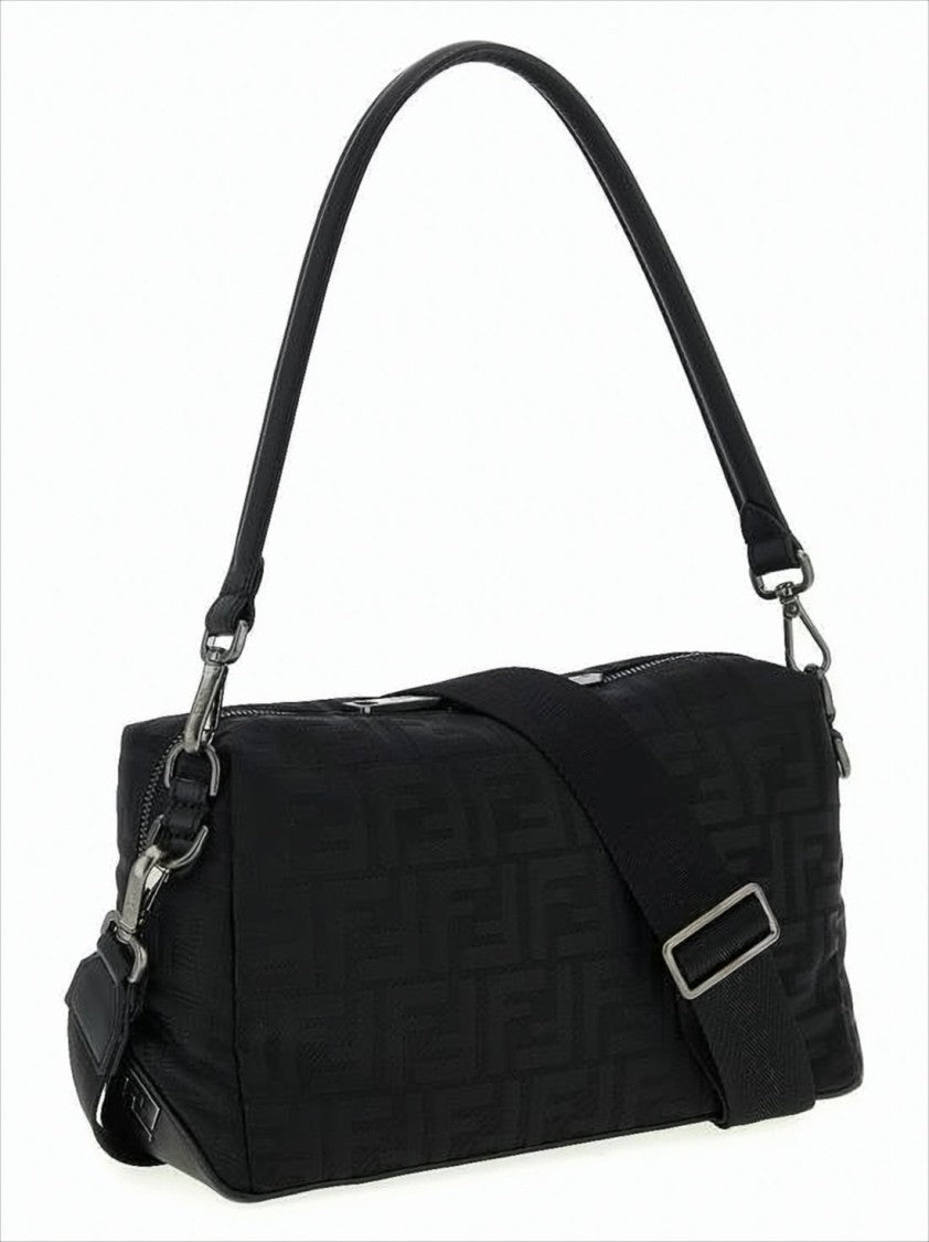 Fendi Rectangular Monogram Pattern Fendi Shoulder Bag