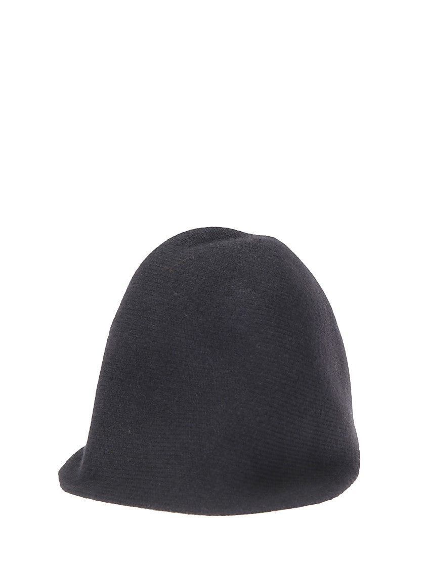 Uma Wang Ribbed Cashmere Cloche Hat