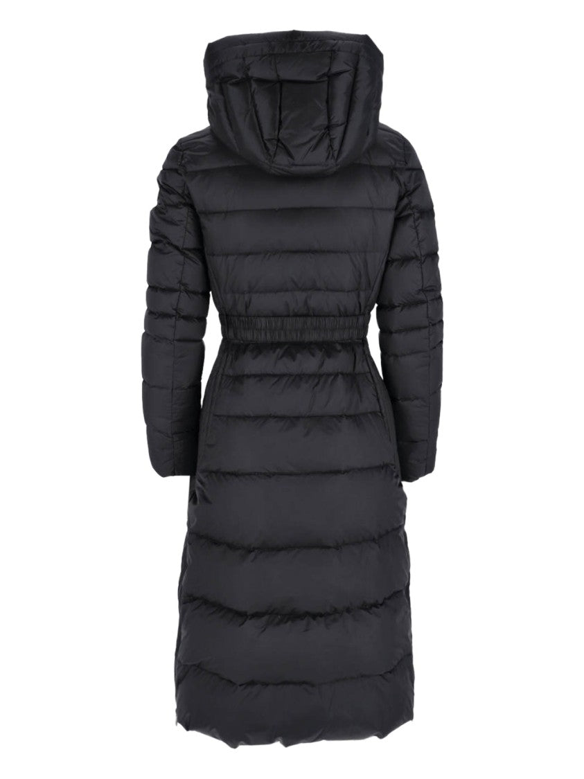Tatras Black Fabric "Heliconia" Long Down Jacket
