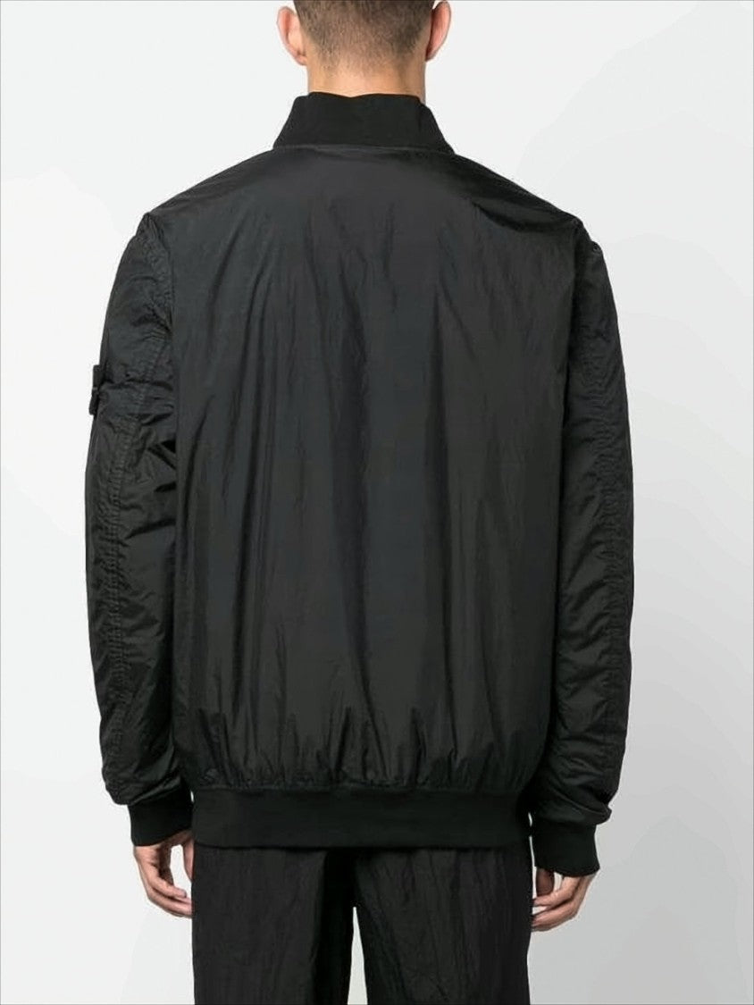 Stone Island Padded Jacket With Front Zip Closure