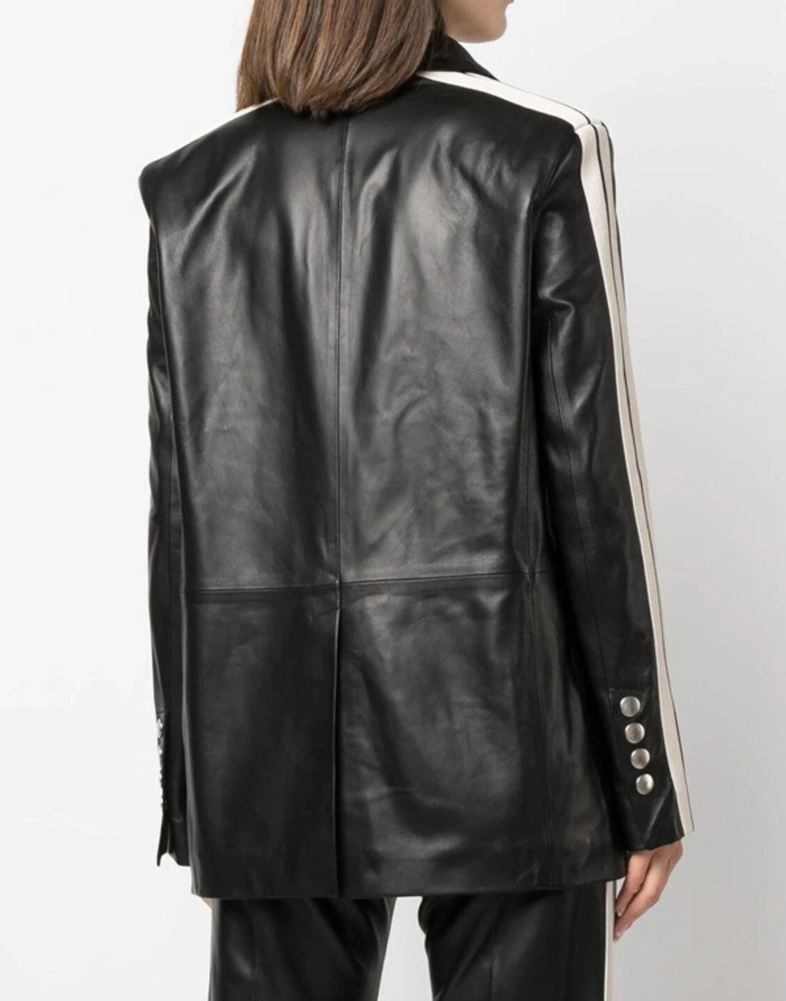 Palm Angels Leather Track Blazer