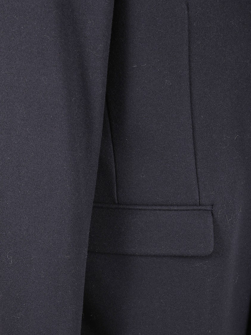 Golden Goose Single-Breasted Wool Coat With Defined Silhouette