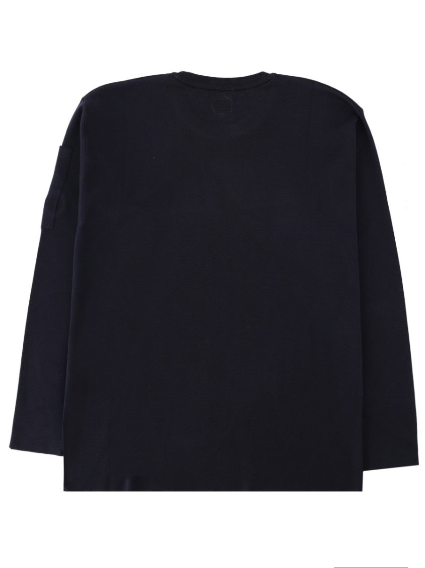 C.P. Company Long-Sleeved Discreet Sleeve Patch T-Shirt