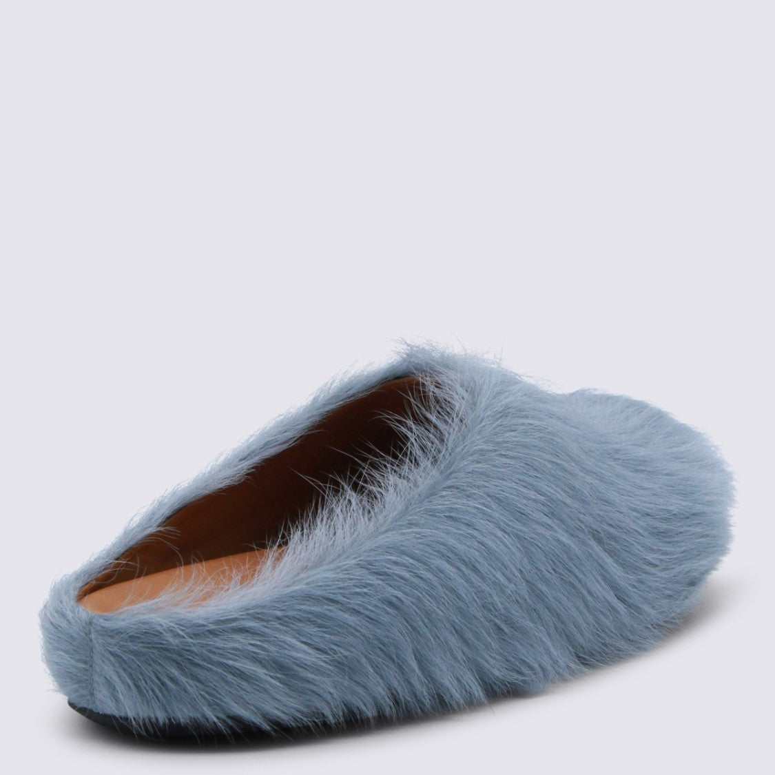 Marni Light Blue Leather Sandals