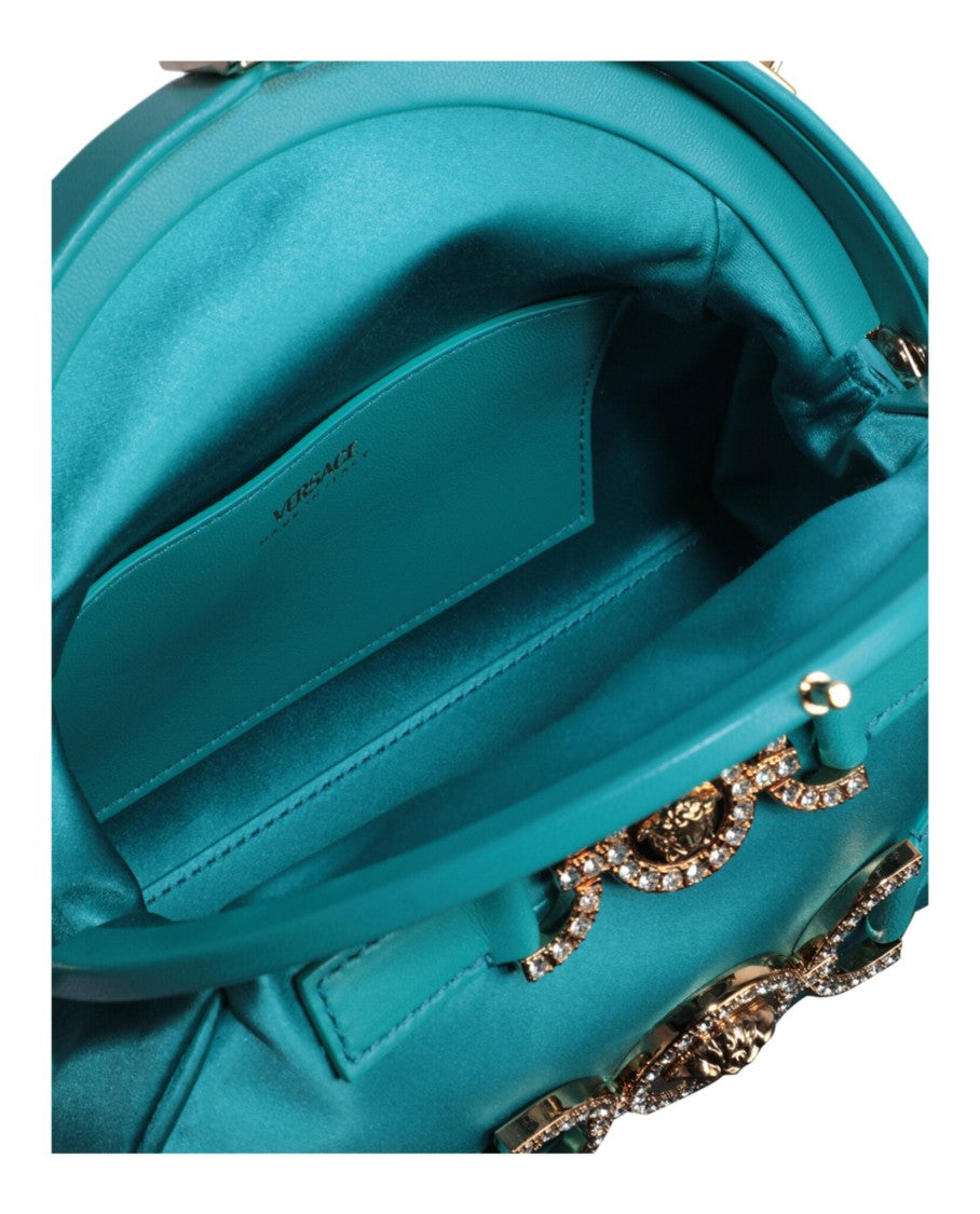 Versace Crystal Medusa '95 Satin Handbag