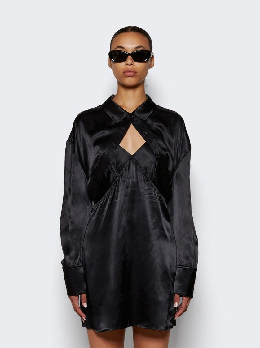 Alexander Wang Re-Styled Bolero And Slip Dress Black