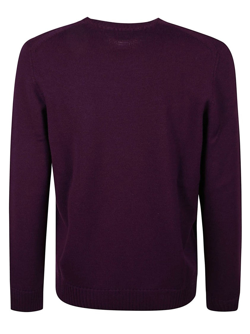 Drumohr Fine Knit Deep Purple Sweater