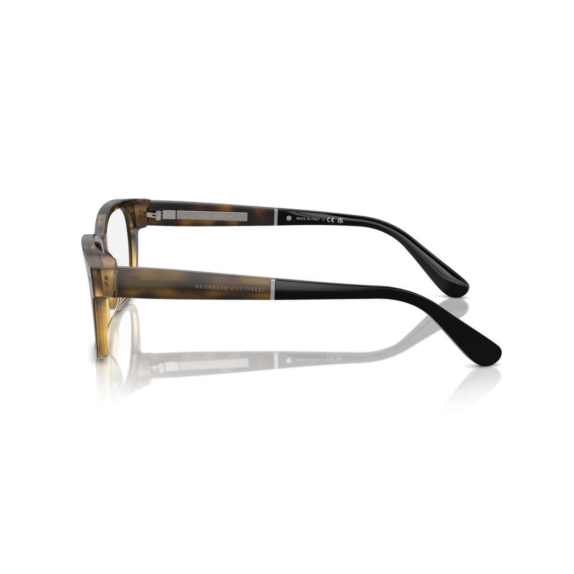 Brunello Cucinelli 0Bc3003 Rectangular Gradient Acetate Sunglasses With Polished Finish