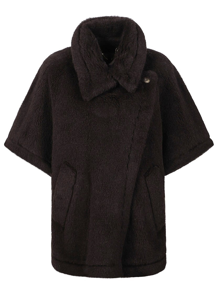 Max Mara Black Tebe1 Alpaca-Blend Cape