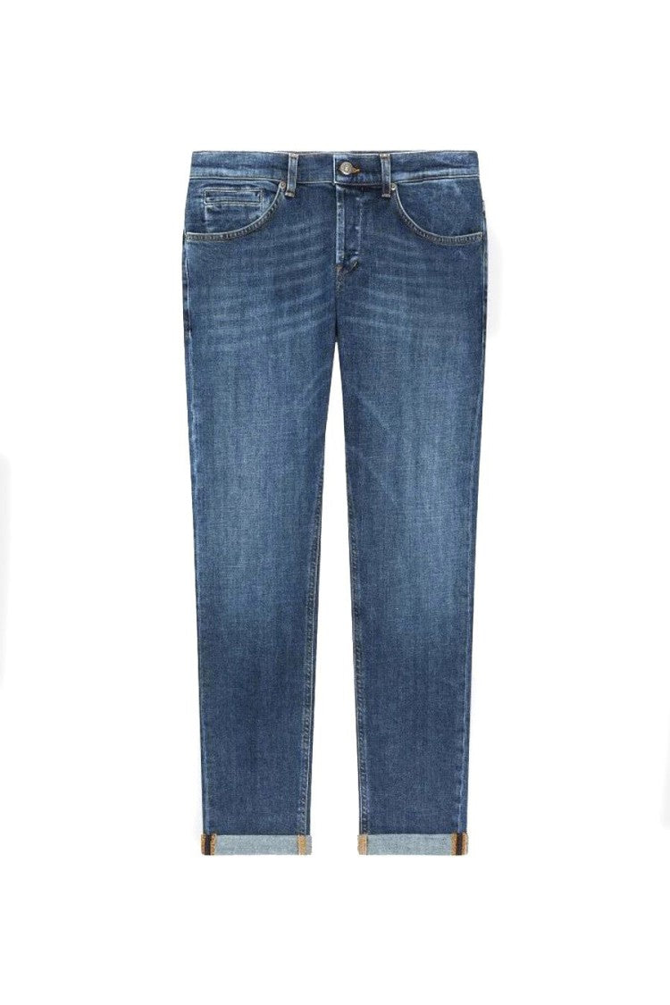 Dondup Slim Fit Blue Tapered Jeans