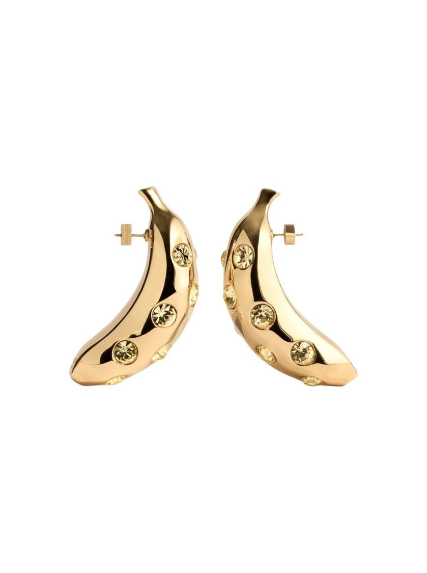 Jacquemus The Banana Earrings Gold