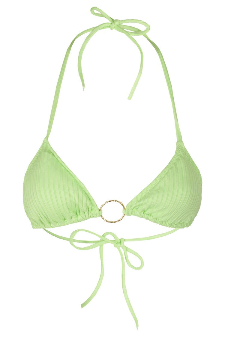 Melissa Odabash Lime Green Triangle Bikini Top