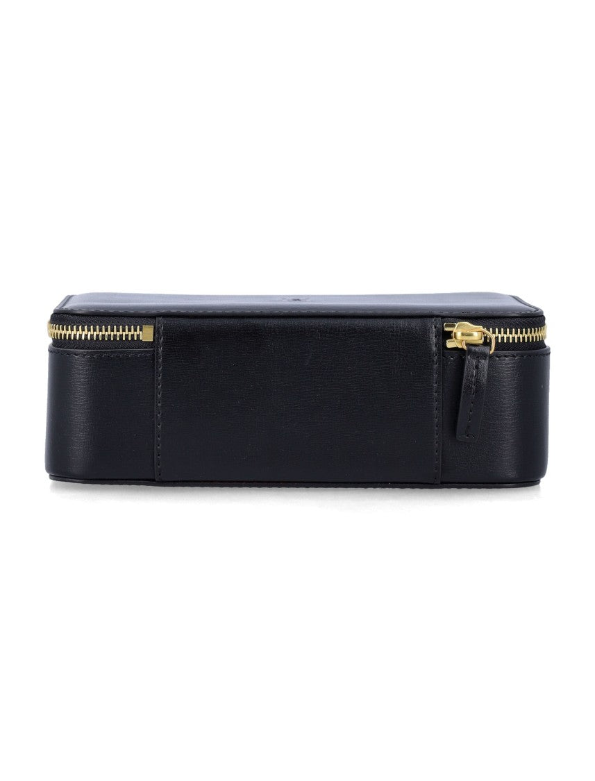 By Malene Birger Monogram Embossed Aya Cosmetic Case