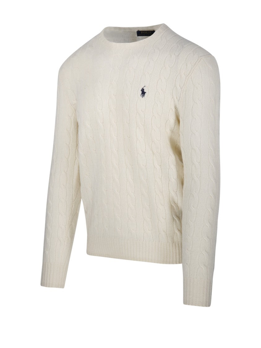 Polo Ralph Lauren Cable Knit Round Neck Sweater