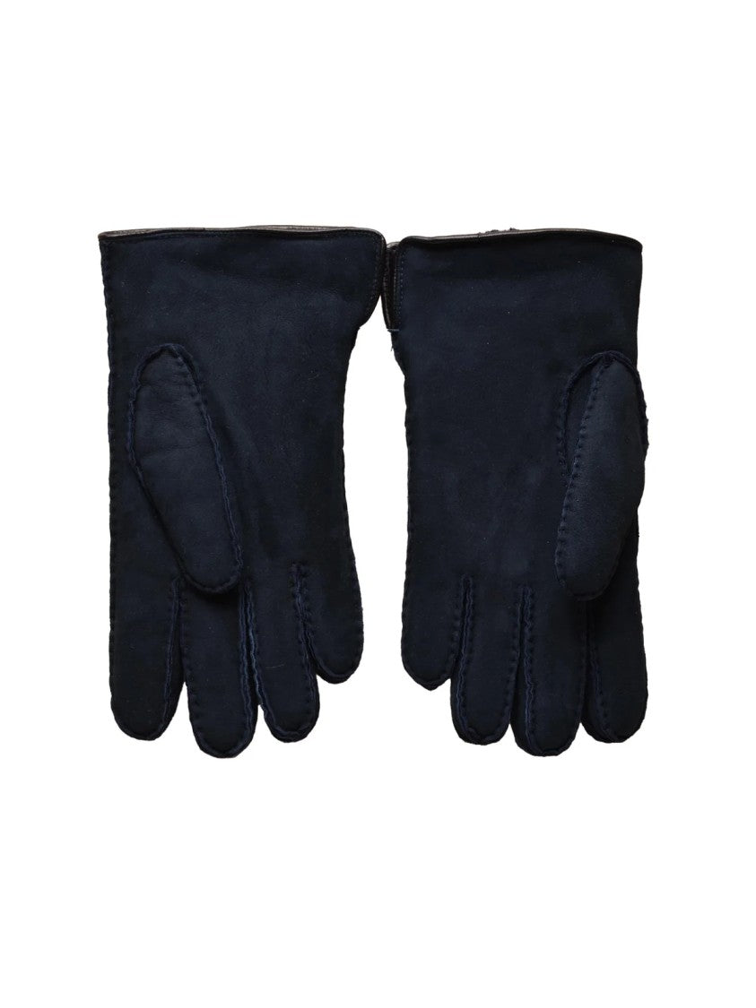 Alpo Blue Handcrafted Sheepskin Leather Gloves