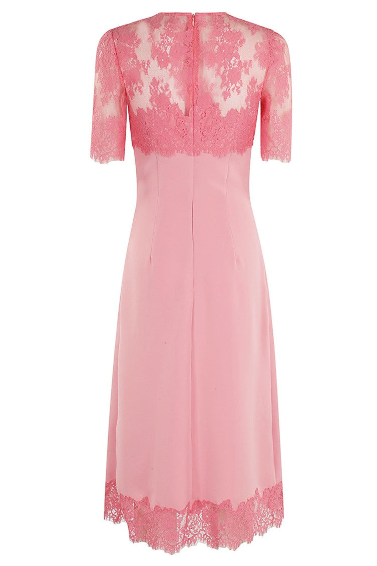 Ermanno Scervino Midi Dress In Soft Cady