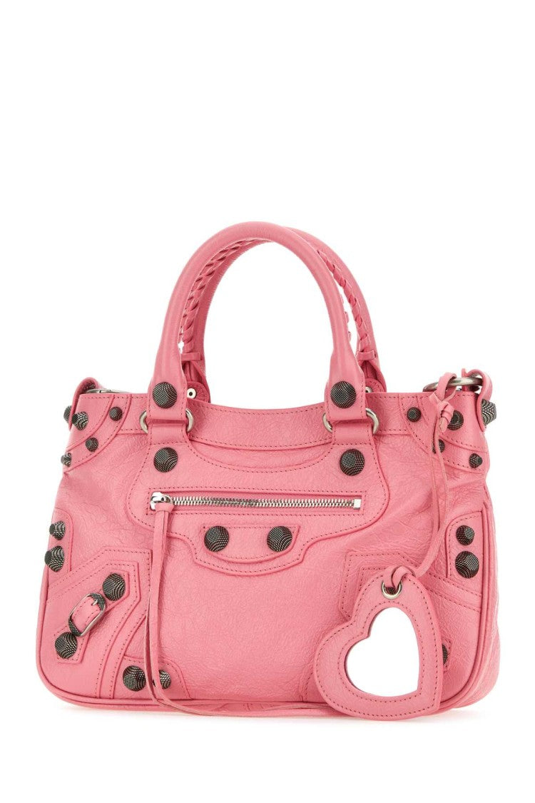 Balenciaga Pink Nappa Leather Neo Cagole Tote M Handbag