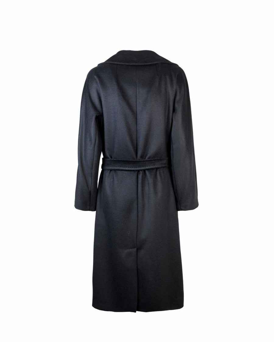 Max Mara Black Resin Coat
