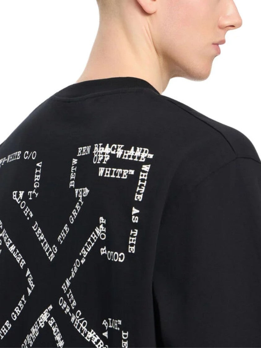 Off-White Black Relaxed Fit Arrow T-Shirt