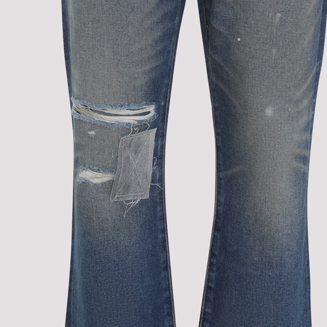 Gallery Dept. Indigo Blue Cotton Dagger Bootcut Jeans