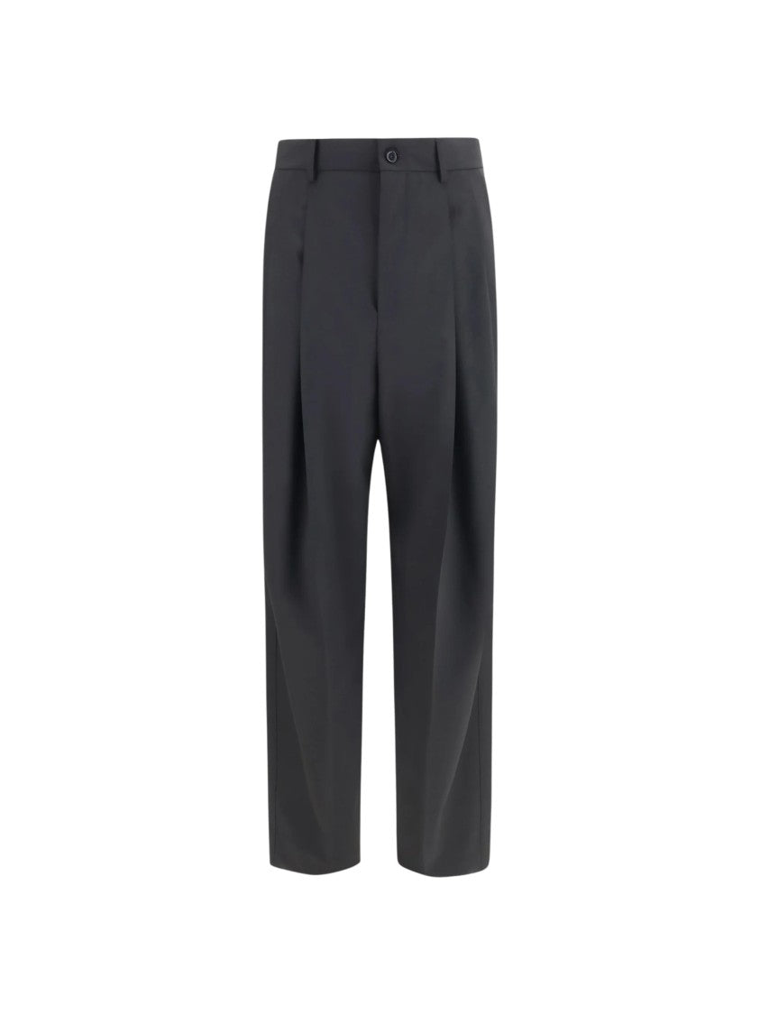 Dolce & Gabbana Dolce&Gabbana Tailored Merino Wool Wide-Leg Pants