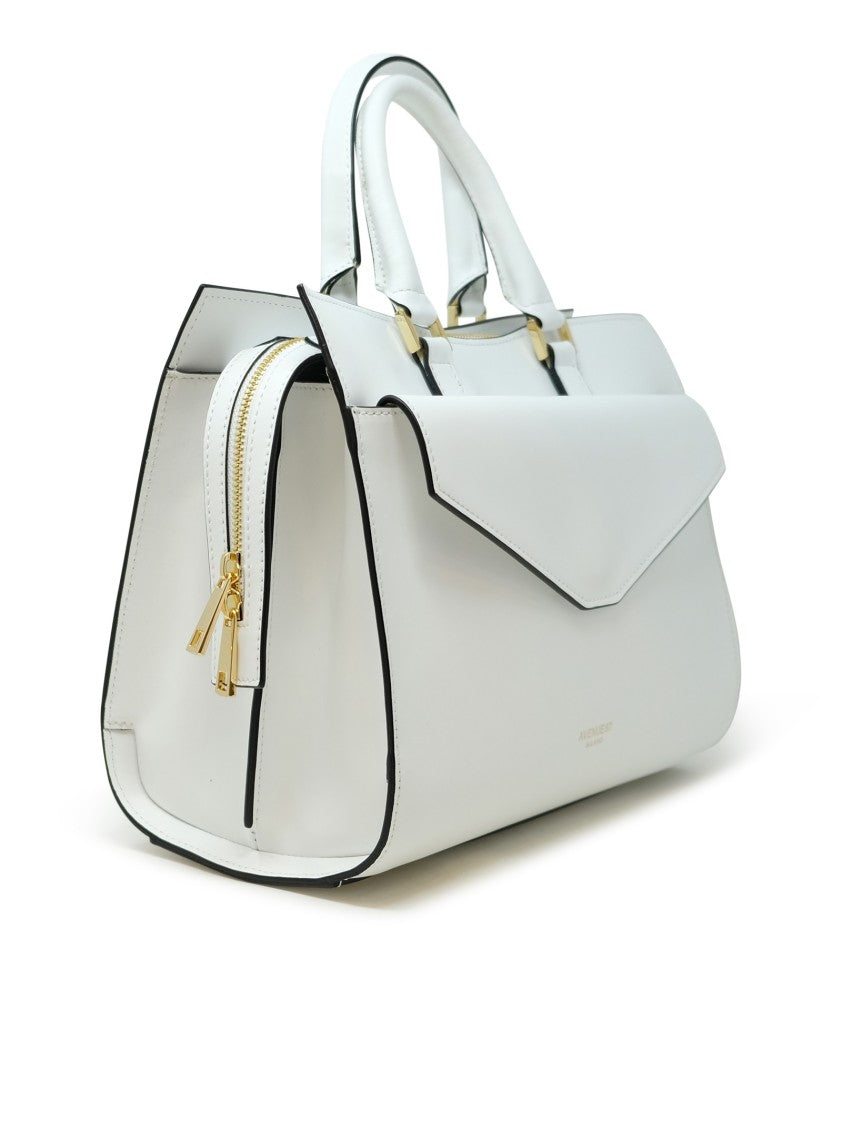 Avenue 67 Thea White Leather Bag