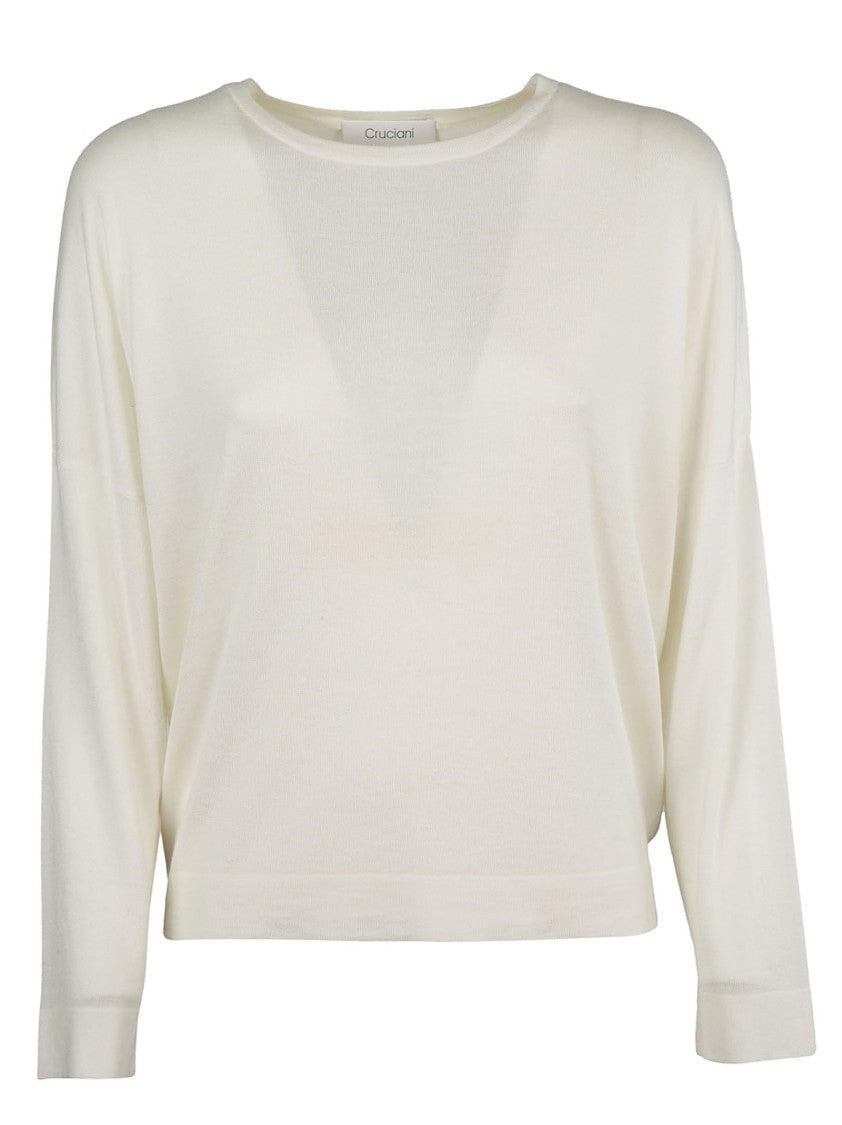 Cruciani Maglia Cropped Viscose-Blend Top