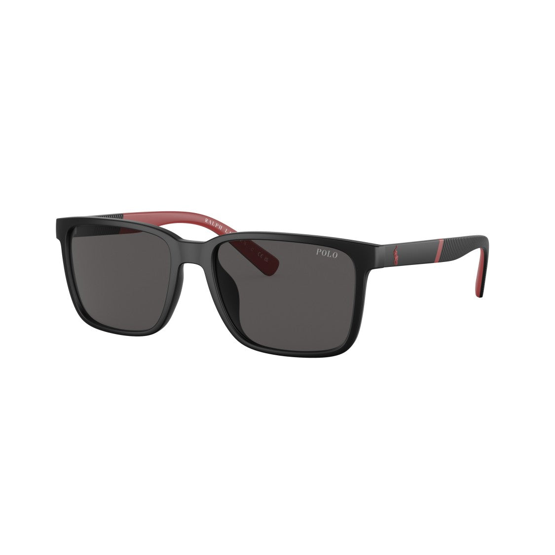 Polo Ralph Lauren 0Ph4189u Rectangular Matte Black Sunglasses