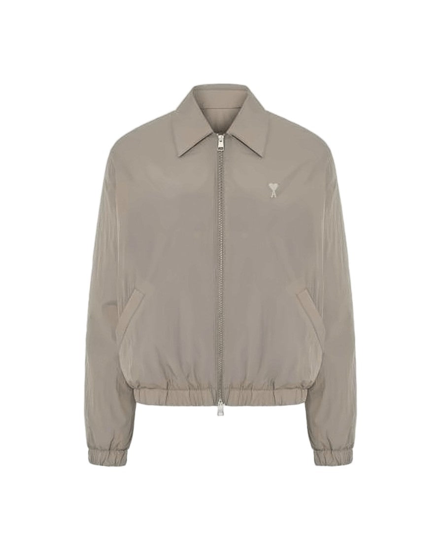 Ami Paris Relaxed Fit Nylon Jacket