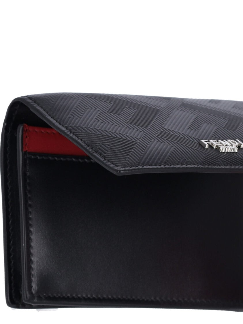 Fendi "Shadow" Card Holder – Black