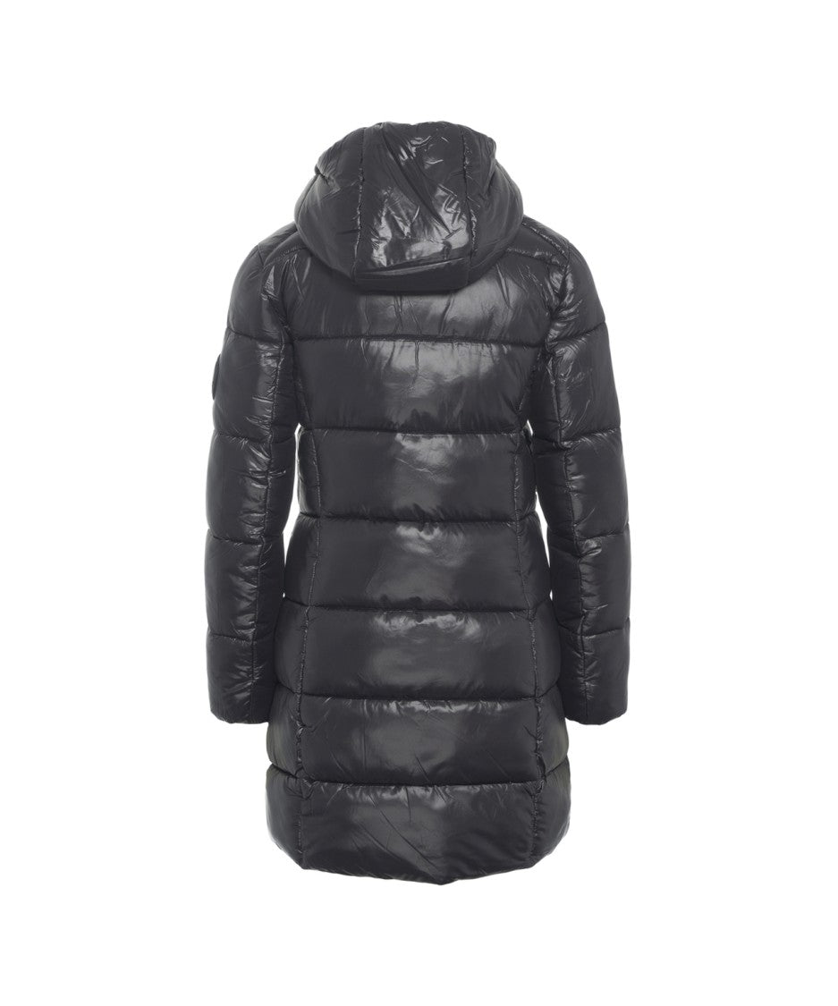 Save The Duck Knee-Length Puffer Jacket With Innovative Plumtech Insulation