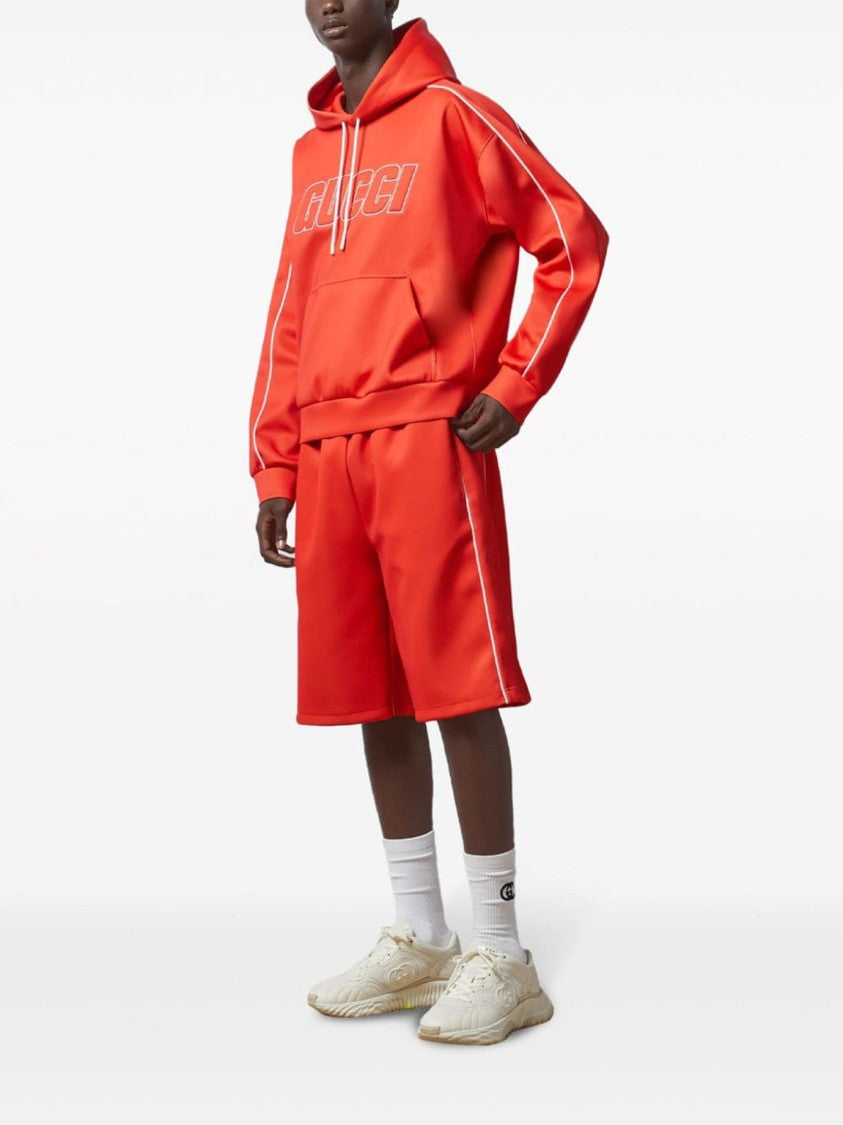 Gucci Relaxed Fit Red Sweatshirt With Logo