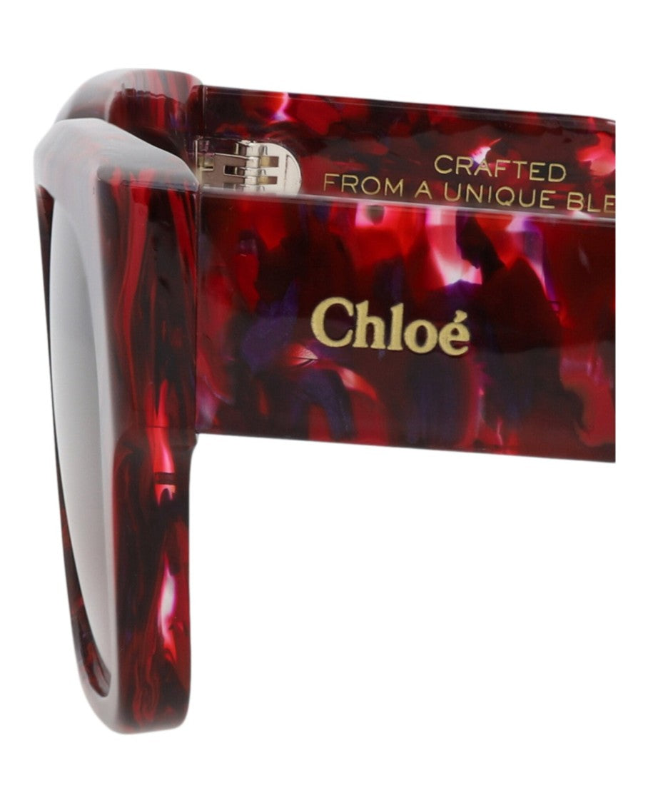 Chloé Square-Frame Sunglasses With Recycled Acetate And Gradient Lenses