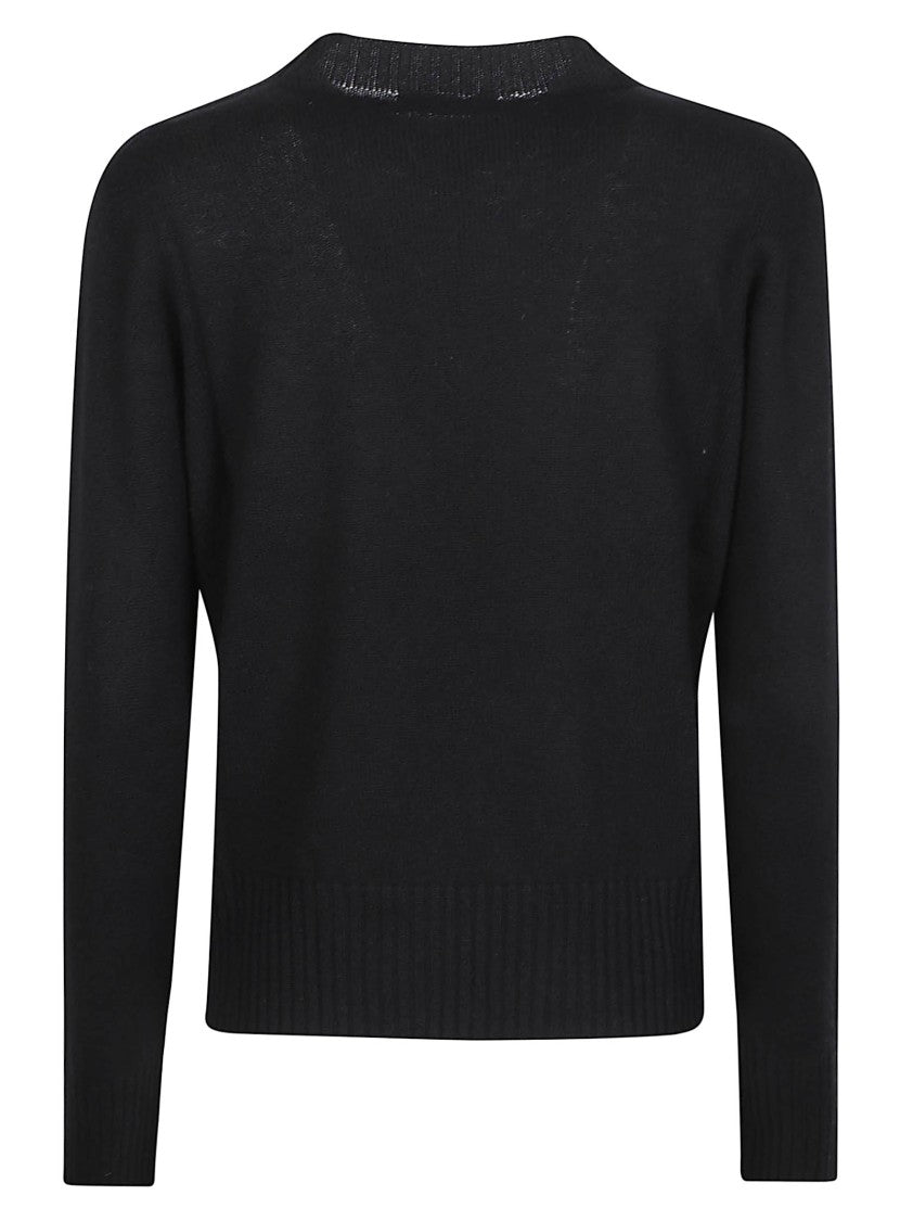Aragona Ribbed Cashmere Crewneck Sweater