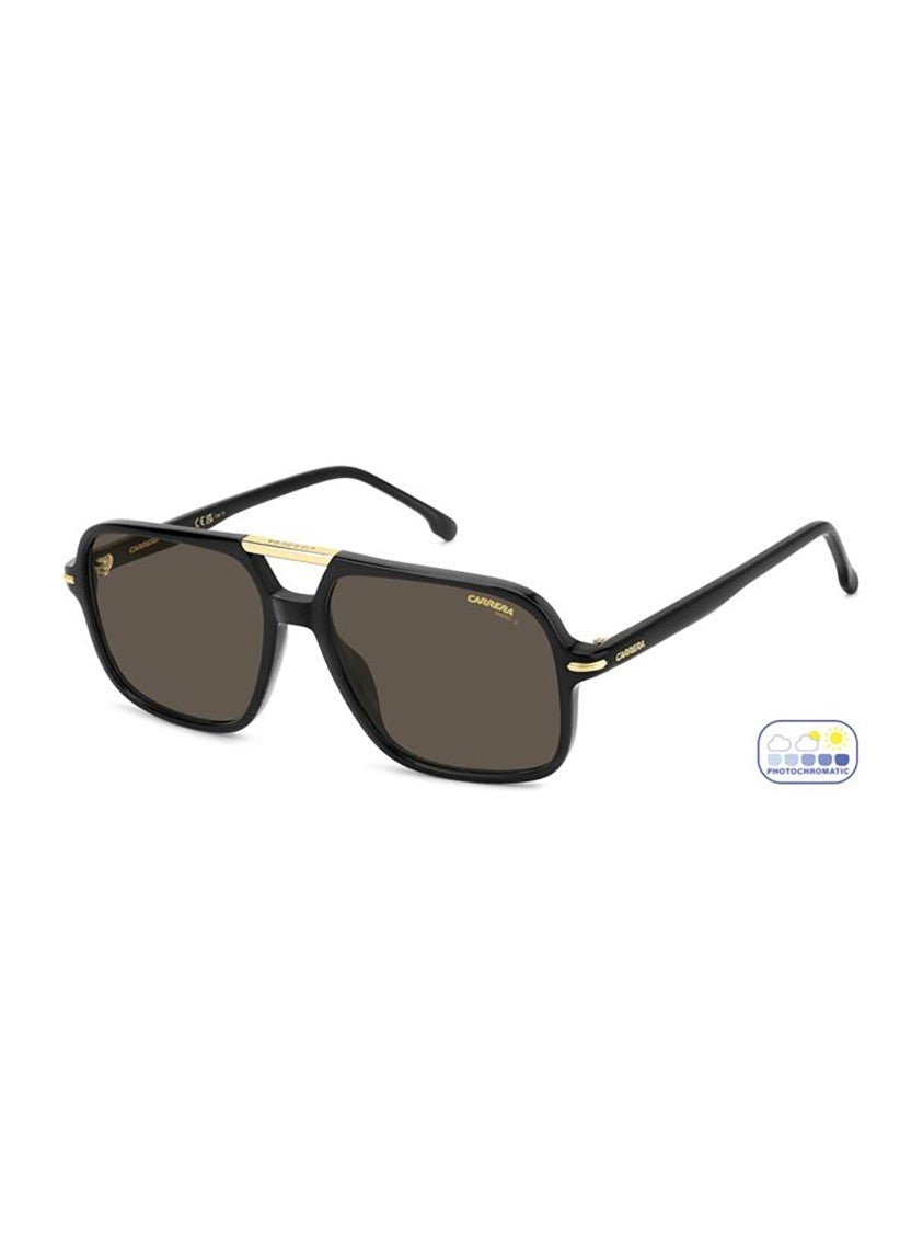 Carrera Bold Square Frame Sunglasses With Tinted Lenses