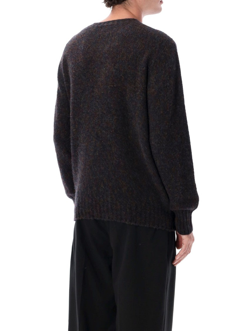 Howlin Textured Relaxed-Fit Crewneck Sweater