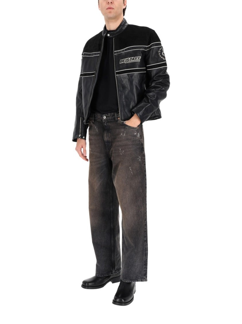 Belstaff Competition Speed White Stripes Jacket