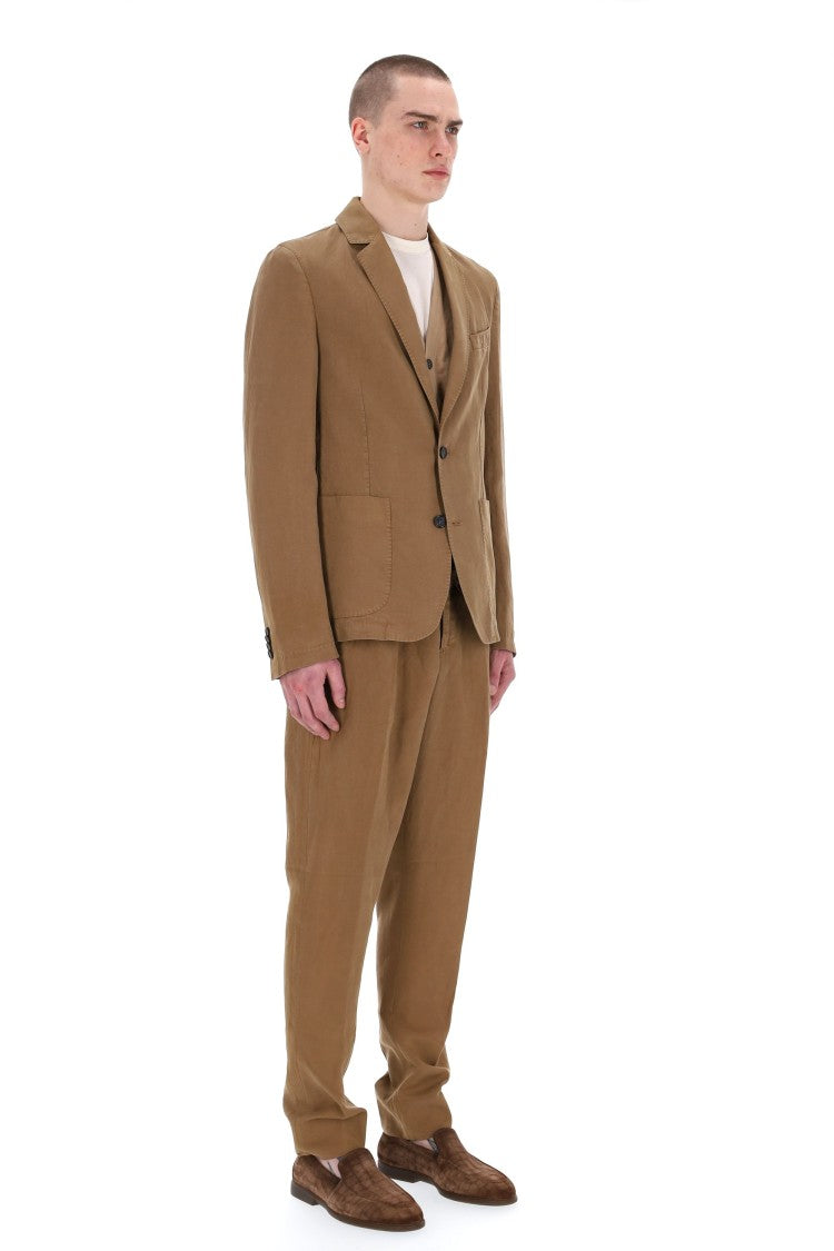 Officine Generale Nehemiah Model Fluid Lyocell-Linen Jacket