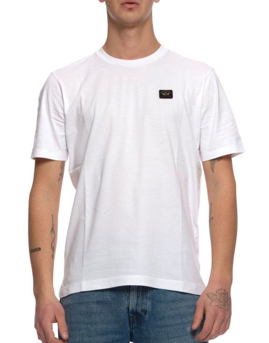 Paul & Shark White Crewneck T-Shirt
