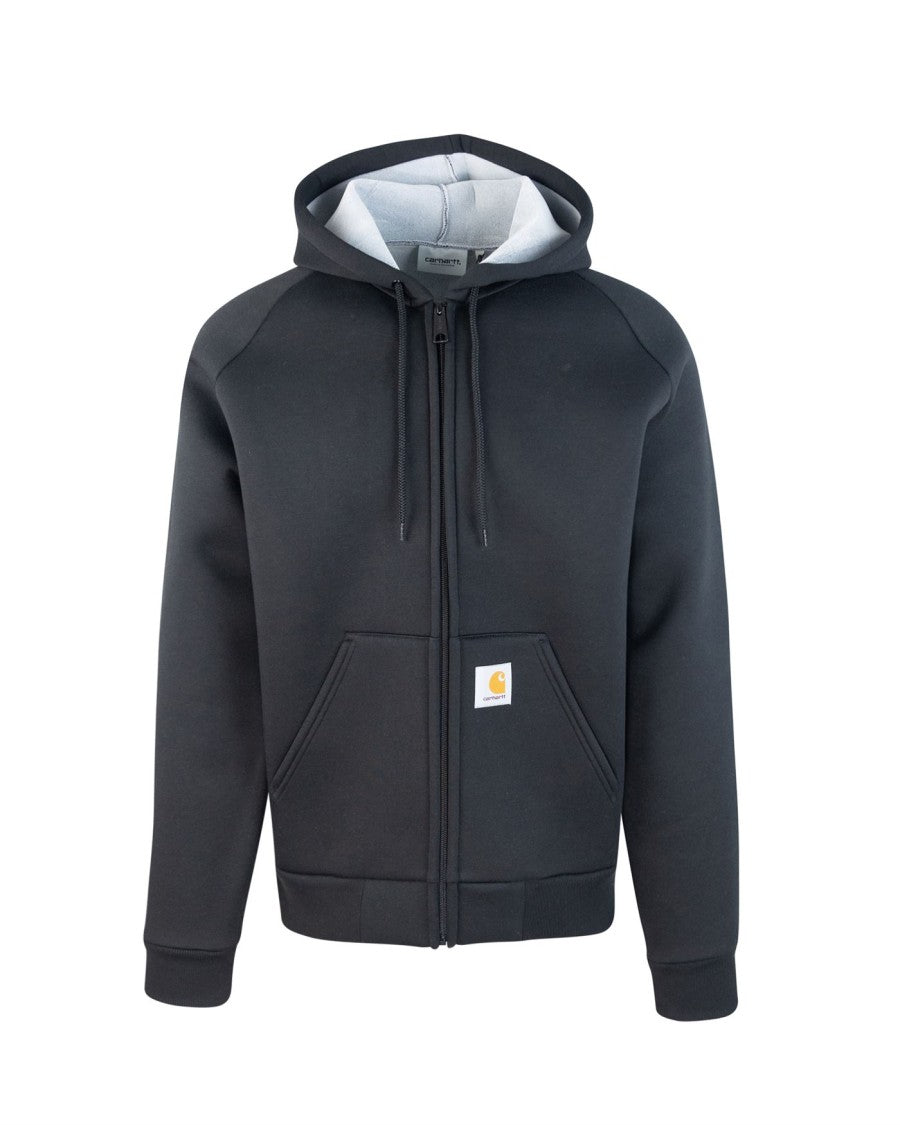 Carhartt Wip Hooded Jacket In Heavy Cotton-Polyester Blend With Square Label