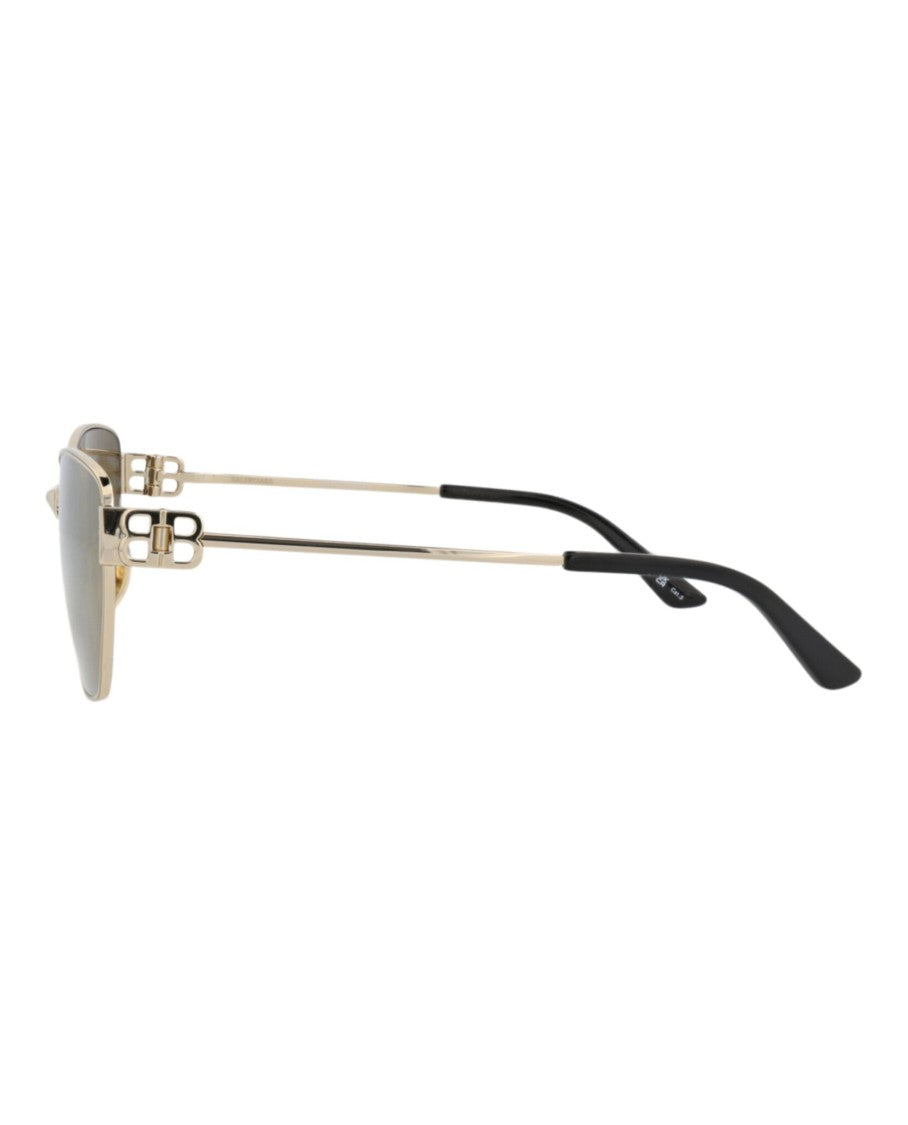 Balenciaga Cat Eye-Frame Metal Sunglasses
