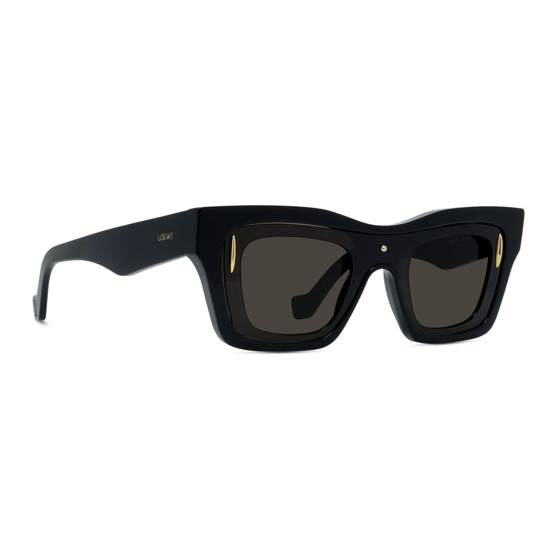 Loewe Lw40169i Bold Rectangular Acetate Sunglasses