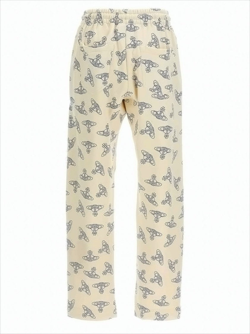 Vivienne Westwood Abstract Pattern Jogger Pants With Elastic Waistband