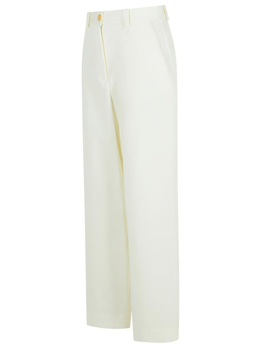 Khaite Gari' White Cotton Pants