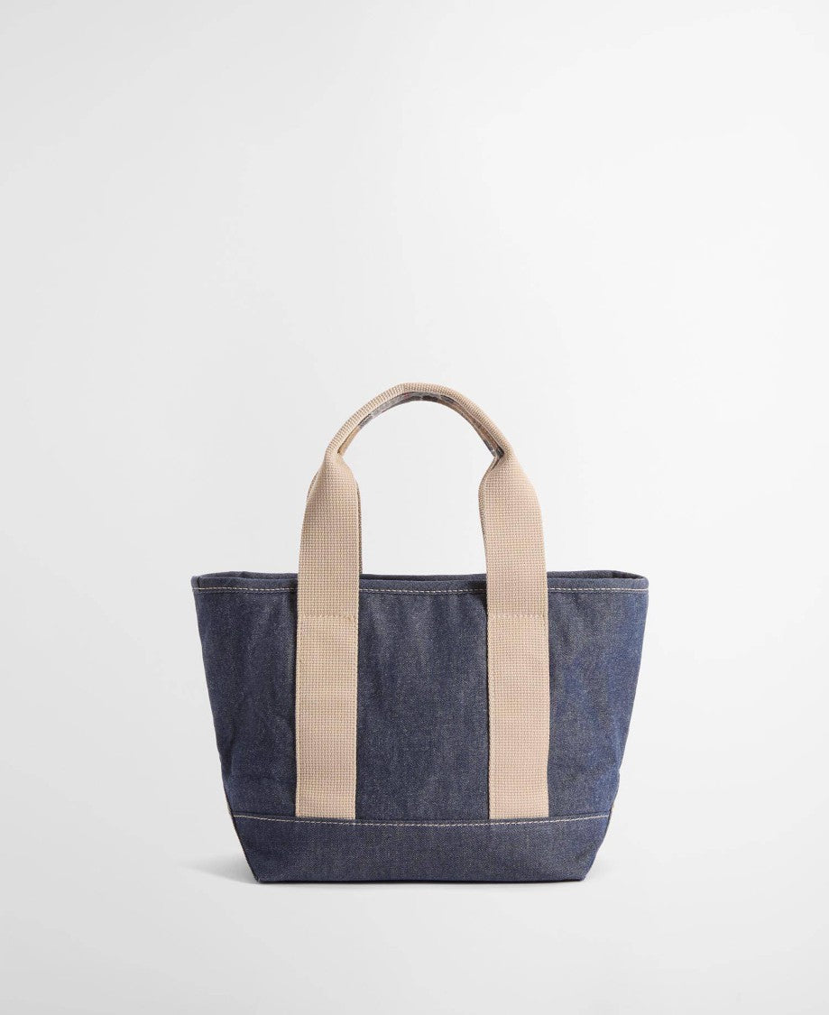 Barbour Mini Mya Denim Tote Bag