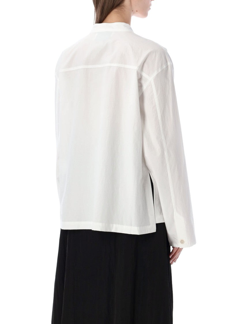 Studio Nicholson Vega Boxy Band Collar Shirt