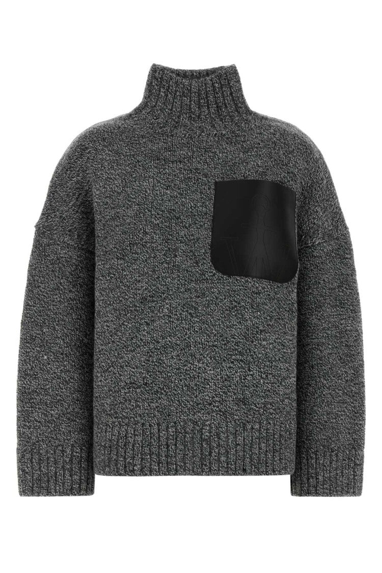 J. W. Anderson Melange Grey Wool Blend Sweater