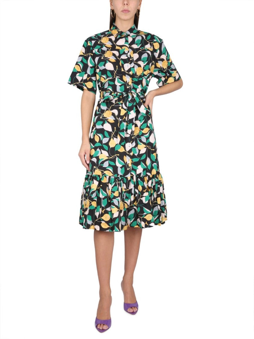 La Double J Shirt Dress With Belt