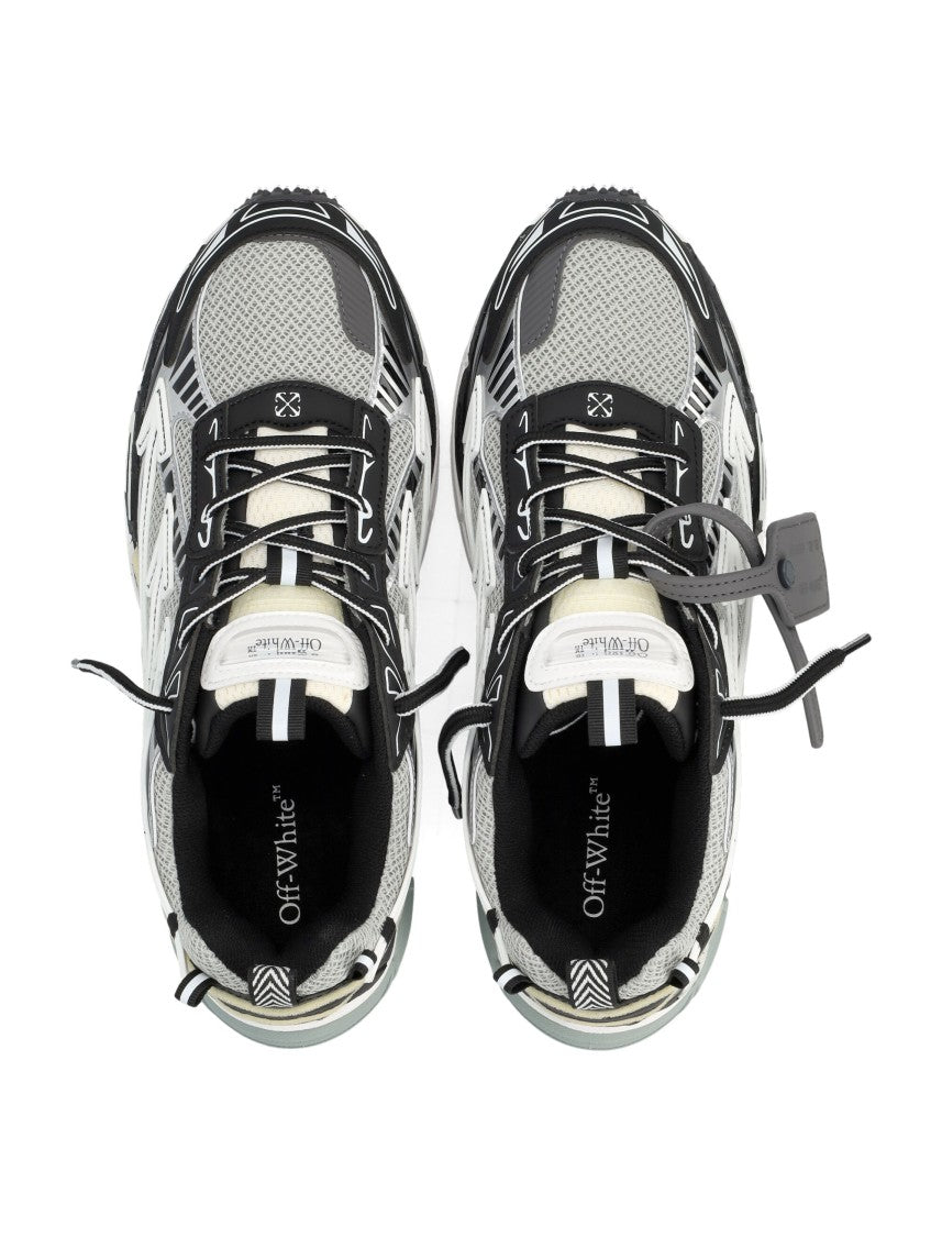 Off-White Beige Be Right Back Layered Laced Sneakers