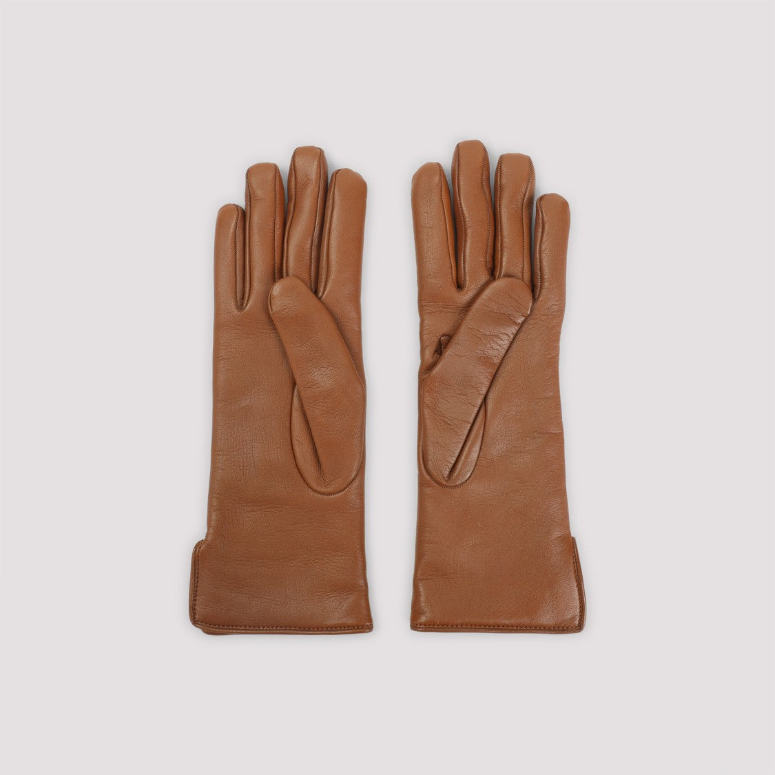 Gucci Light Brown Lamb Leather Gloves